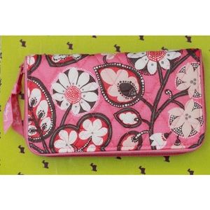 NWT Vera Bradley Accordion Wallet Blush Pink